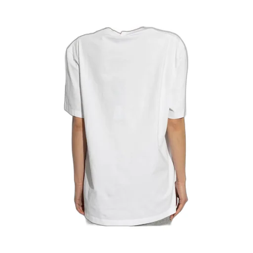 Logo Printed Neckline Short-Sleeved T-Shirt