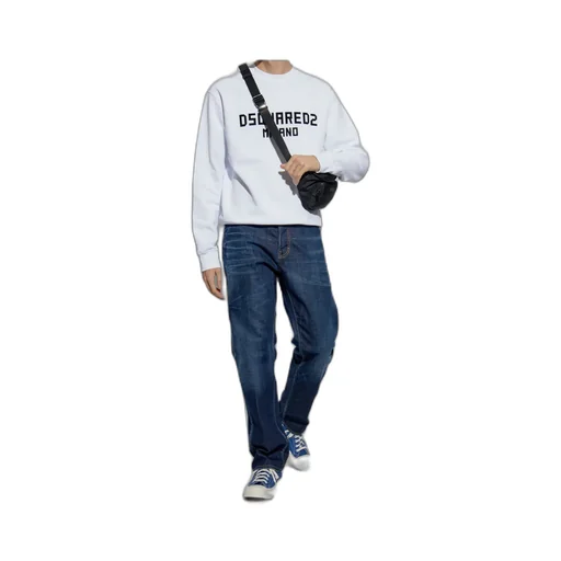 Velvet-Logo Crewneck Sweatshirt