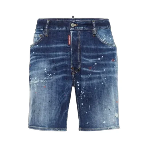 Medium Easy Wash Distressed Marine Shorts