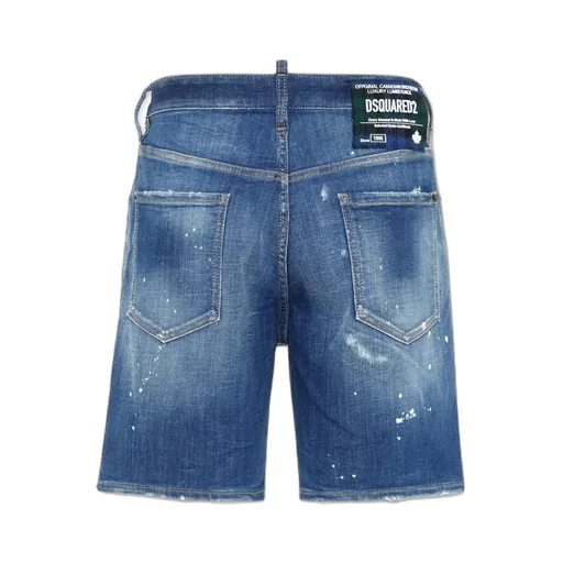 Distressed Denim Shorts