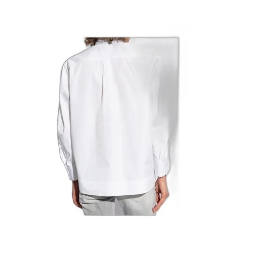 Logo Embroidered Long Sleeved Shirt