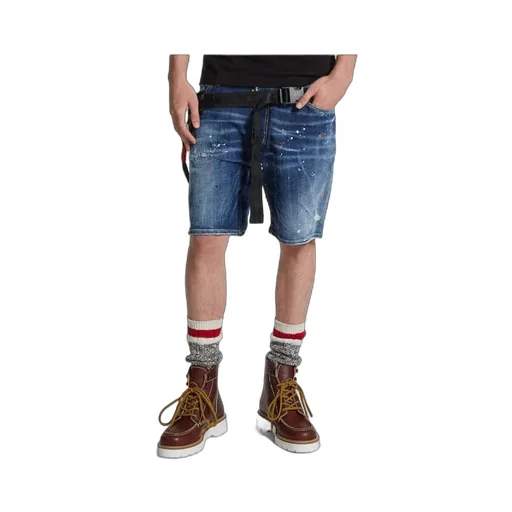Medium Easy Wash Distressed Marine Shorts