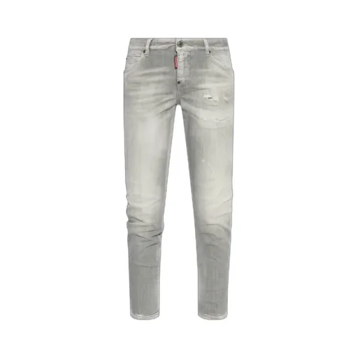 Cool Girl Straight-Leg Distressed Jeans
