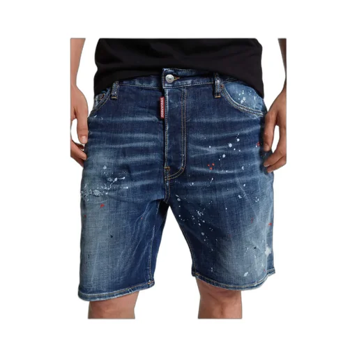Medium Easy Wash Distressed Marine Shorts
