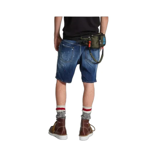 Medium Easy Wash Distressed Marine Shorts