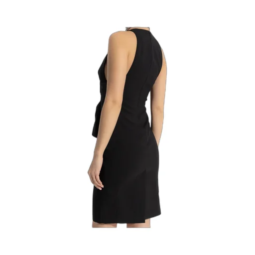 Bow-Embellished Sleeveless Mini Dress