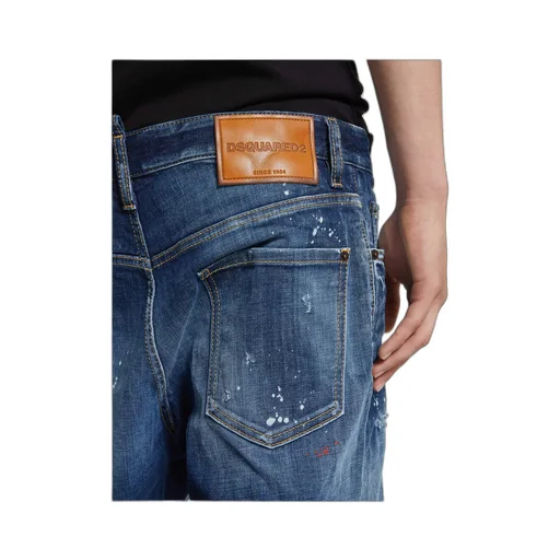 Medium Easy Wash Distressed Marine Shorts