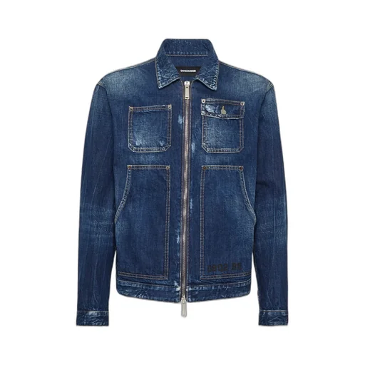 Semplice Carpenter Distressed Jean Jacket