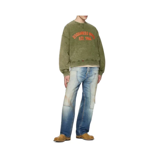 Marble Dyed Vanish Spot Cypro Fit Sweatshirt