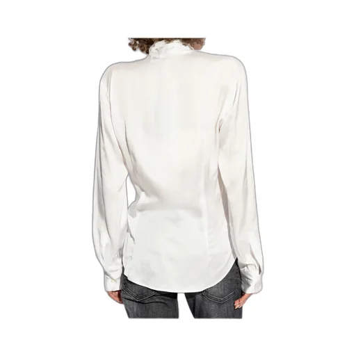 Paris Bow Detailed Logo Plaque Shirt