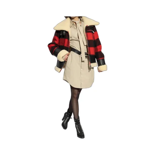 Belted Waist Buttoned Shirt Dress