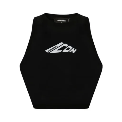 Sleeveless Cropped Tank Top