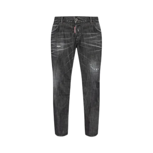 Cool Straight-Leg Distressed Jeans