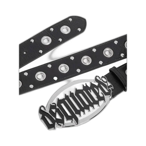 Gothic Logo Buckled Belt