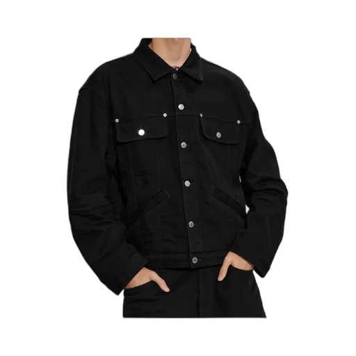 Icon Logo Embossed Denim Jacket