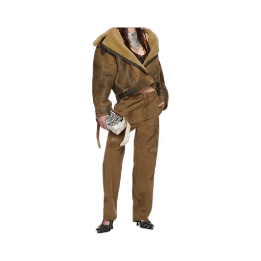 Belt-Loop Casual Pants