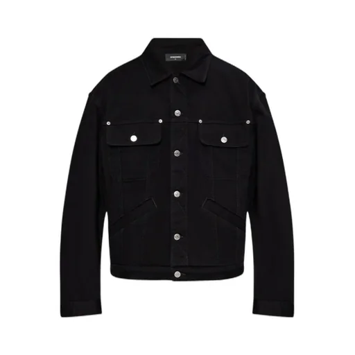 Icon Logo Embossed Denim Jacket