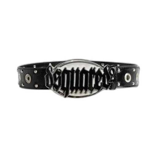 Gothic Logo Buckled Belt