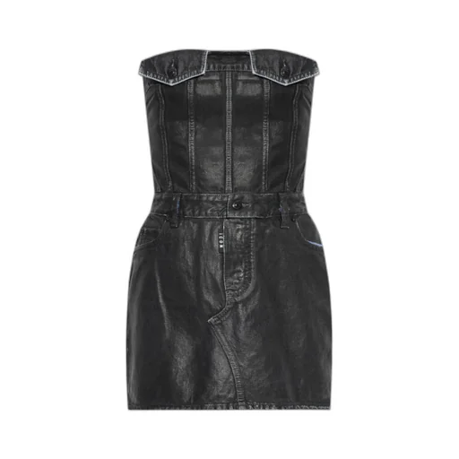 Strapless Denim Dress