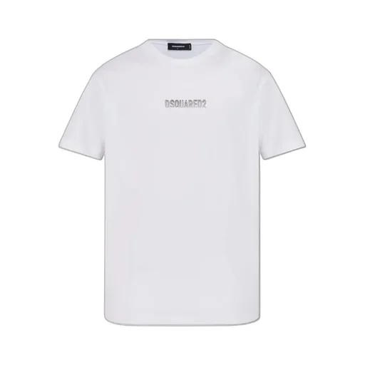 Raised Logo Crewneck T-Shirt