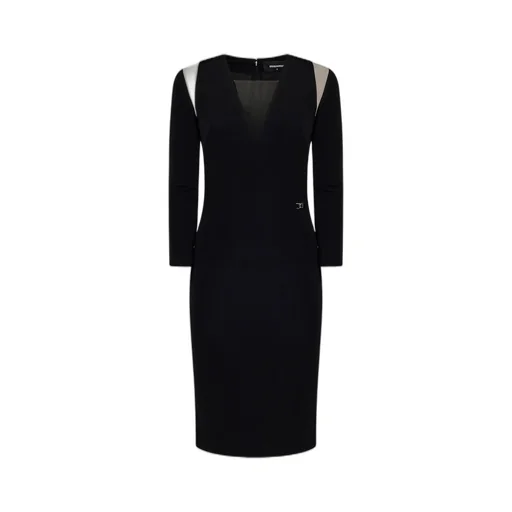 Jersey V-Neck Dress