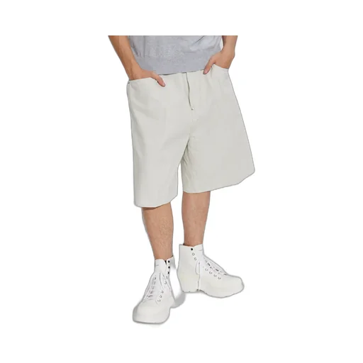 Mid-Rise Denim Shorts