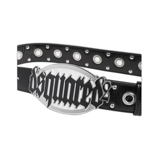 Gothic Logo Buckled Belt