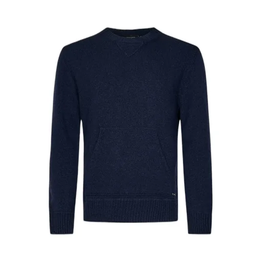 Logo Plaque Crewneck Knitted Jumper