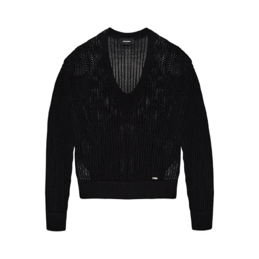 V-Neck Knit Jumper