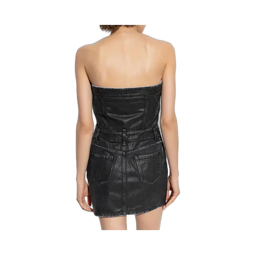 Strapless Denim Dress