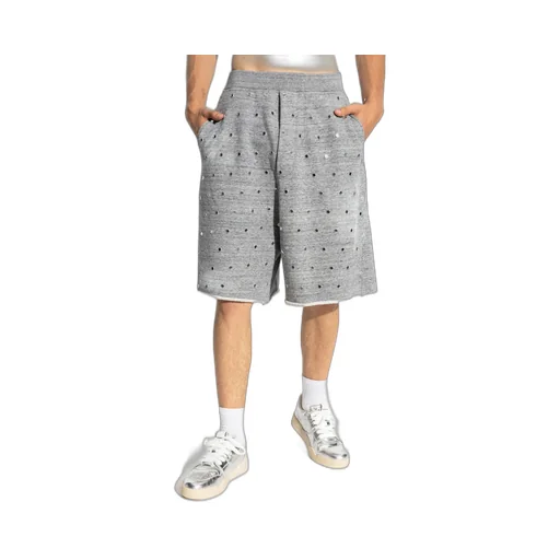Unbrushed Melange Fleece Shorts