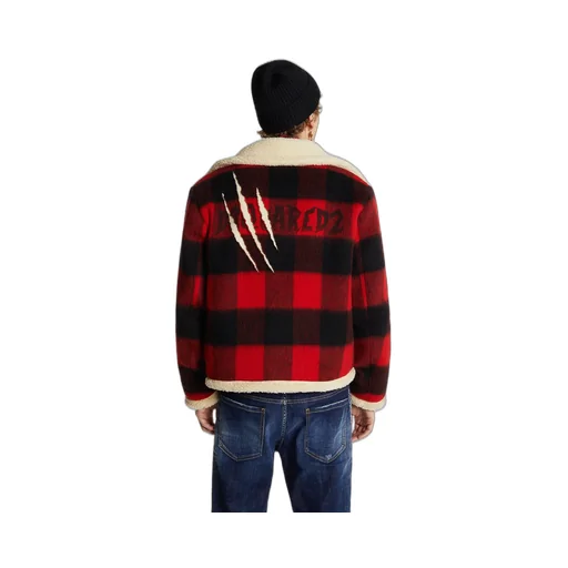 Checked Zip-Up Jacket