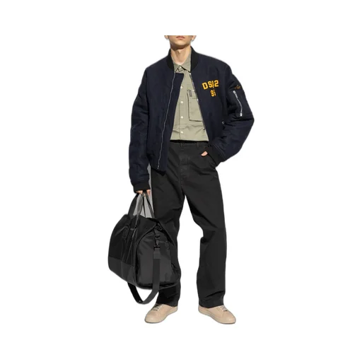 Logo Printed Straight-Leg Pants