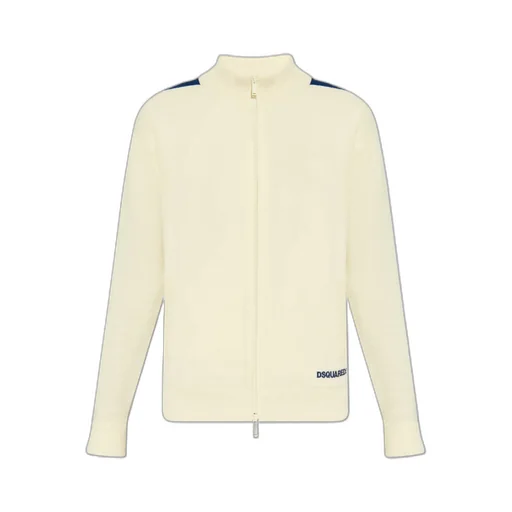 Zipped Knitted Pullover