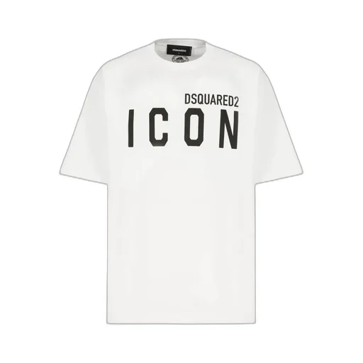 Icon Logo Printed Crewneck T-Shirt