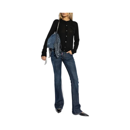 Embellished Crewneck Cardigan