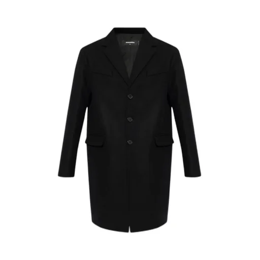 Single Breasted Long Sleeved Coat