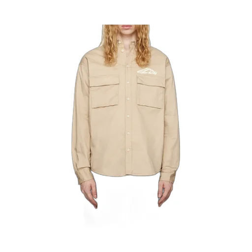 Logo Printed Long Sleeved Shirt