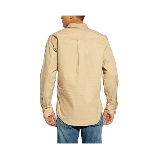 Logo Printed Long Sleeved Shirt