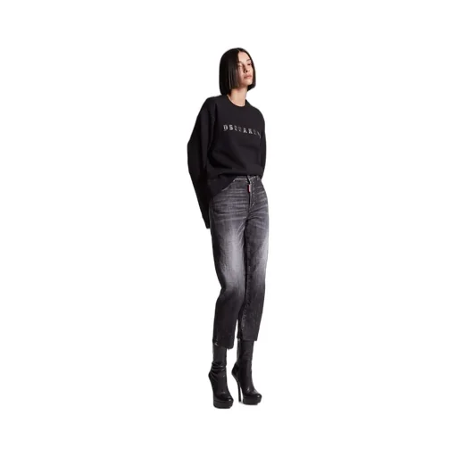 Logo-Patch Denim Jeans