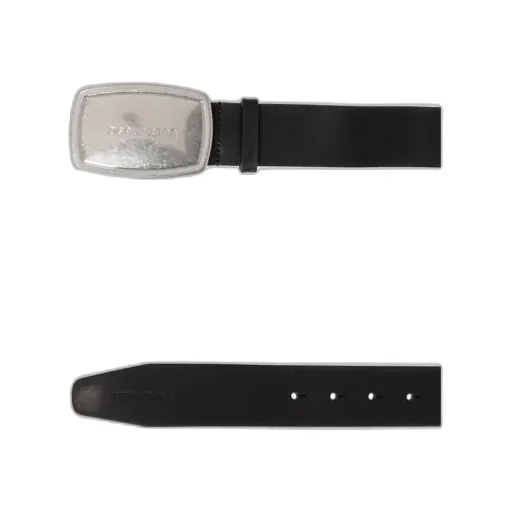 Logo Engraved Buckle Belt