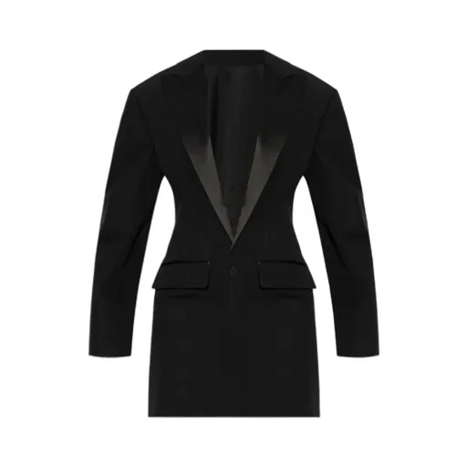 V-Neck Blazer Dress