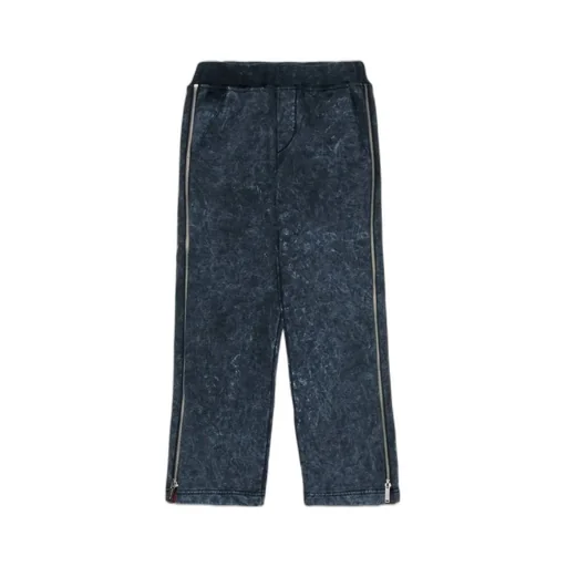 Bleached-Effect Trousers