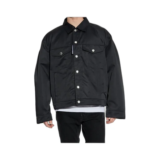 Logo Label Oversized Jacket