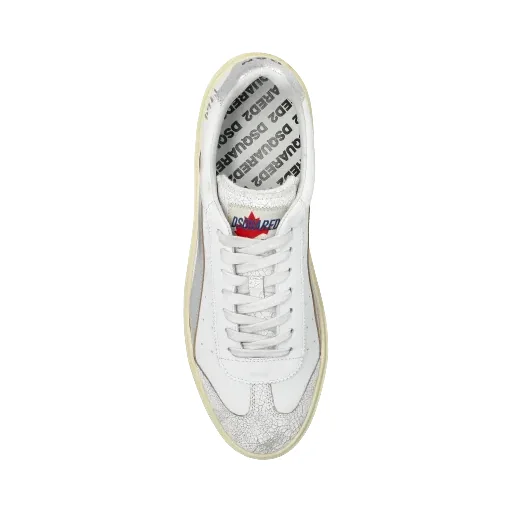 Distressed Lace-Up Sneakers