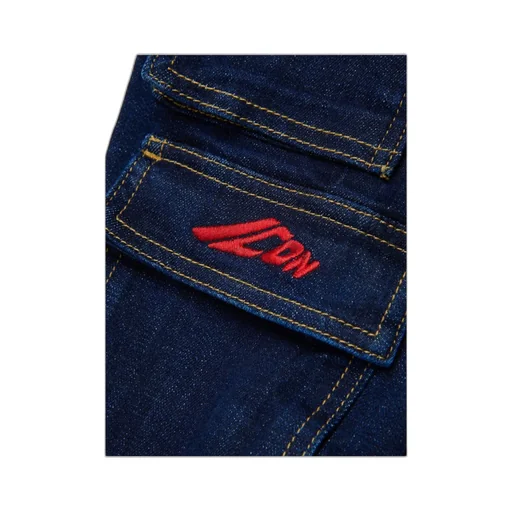 Logo-Embroidered Cargo Jeans