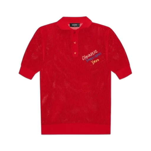 Summer Lovers Knitted Polo Shirt
