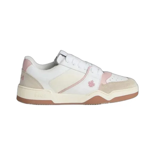 Spiker Panelled Lace-Up Sneakers