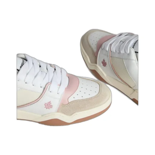 Spiker Panelled Lace-Up Sneakers