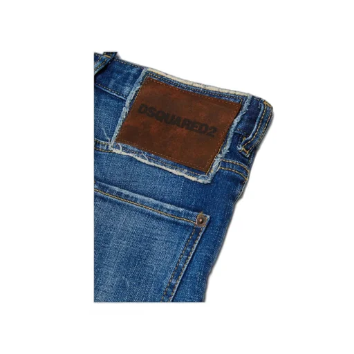 Kids Straight Leg Distressed Jeans